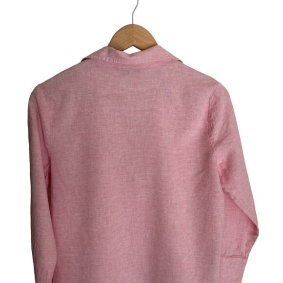 Vineyard Vines Pink & White Linen Blend Tunic Small - Picture 5 of 5